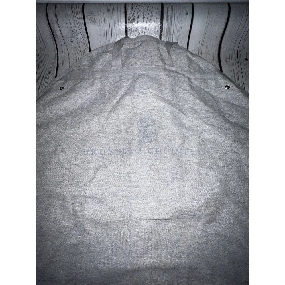 Brunello Cucinelli Gray Dust Travel Garment Bag 23